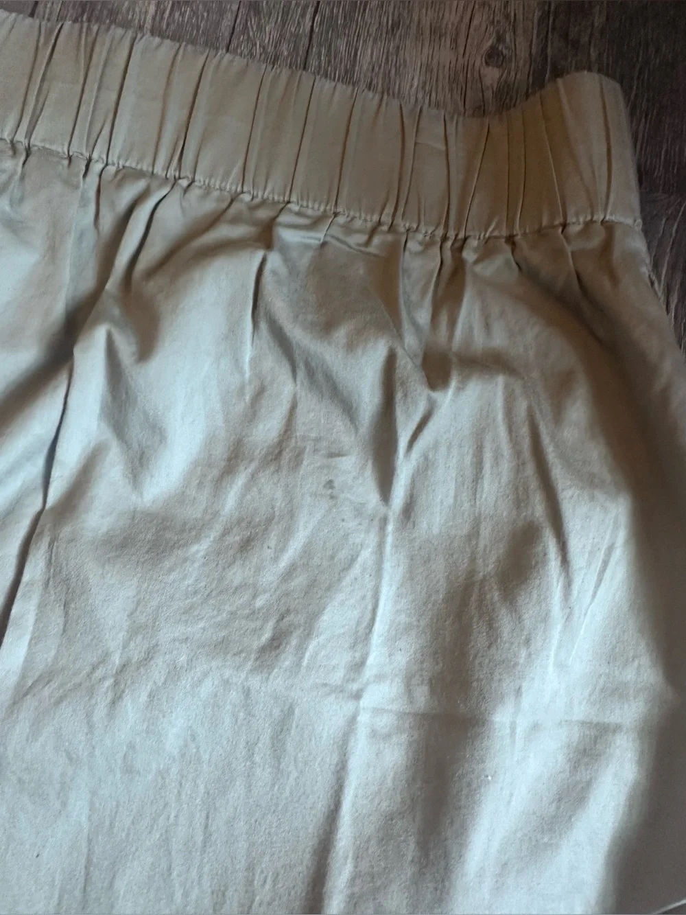 J. Crew Cotton Mini Skirt Size 8 J.Crew Pull-on Lightweight Muted Gray Skirt